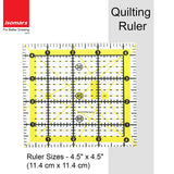 Isomars Quilting Rulers - Set Of 2 Sizes - 4.5"x4.5 And 6"x6" - Isomars