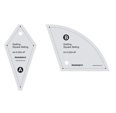 Isomars Quilting Shape Setting Template Set of 4 - Isomars