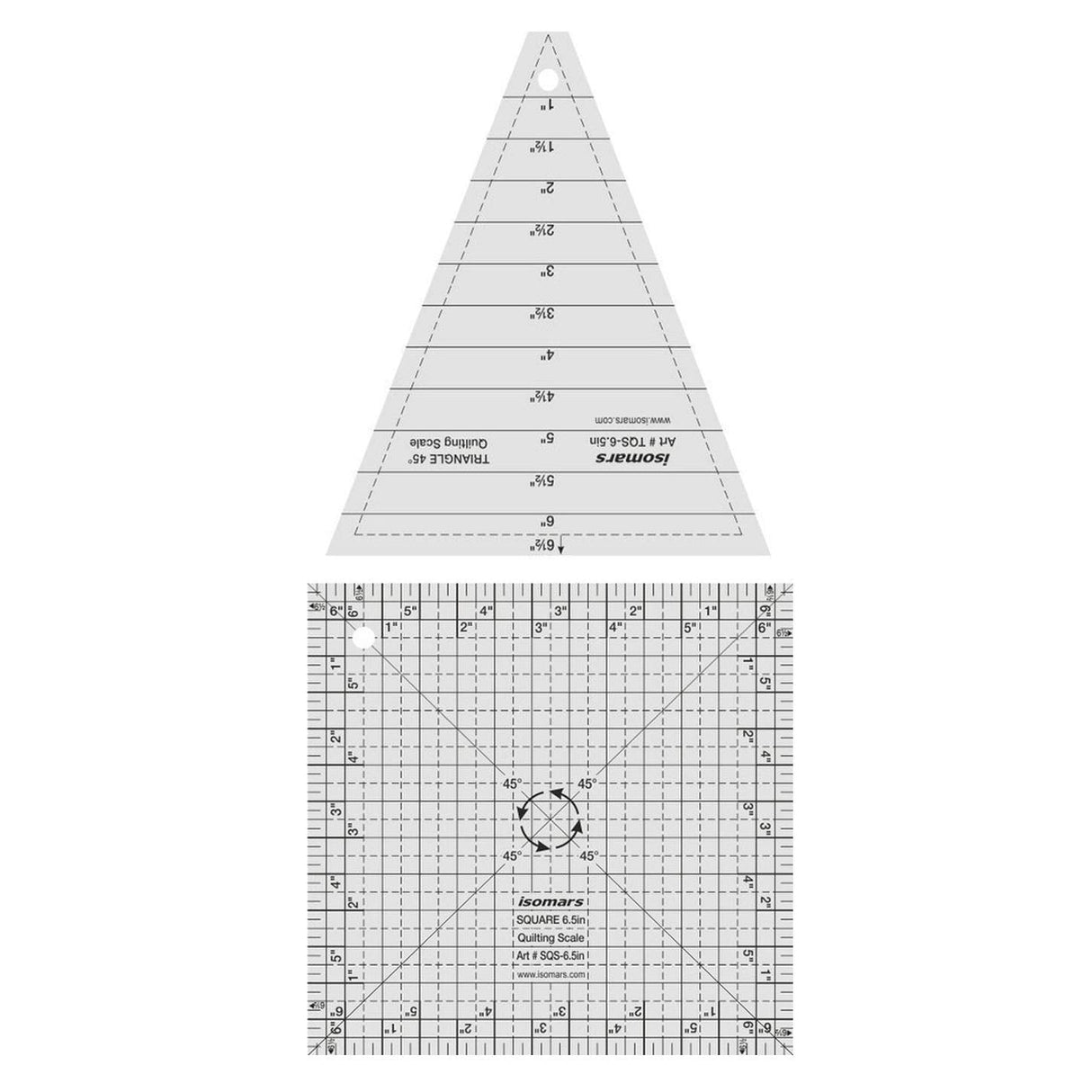 Isomars Quilting Stencil Set of 2 - Isomars