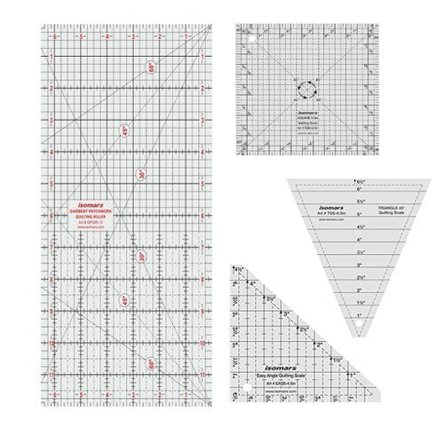 Isomars Quilting Stencil (Set of 4) - Isomars