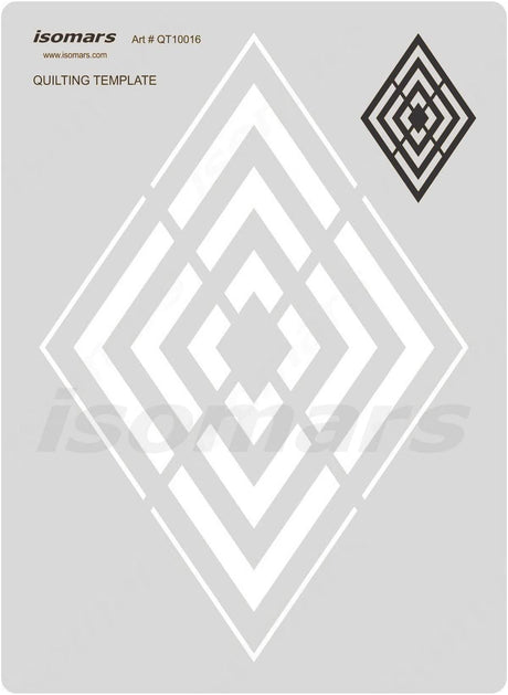 Isomars Quilting Template for Patchwork & Sewing 10016 - Isomars