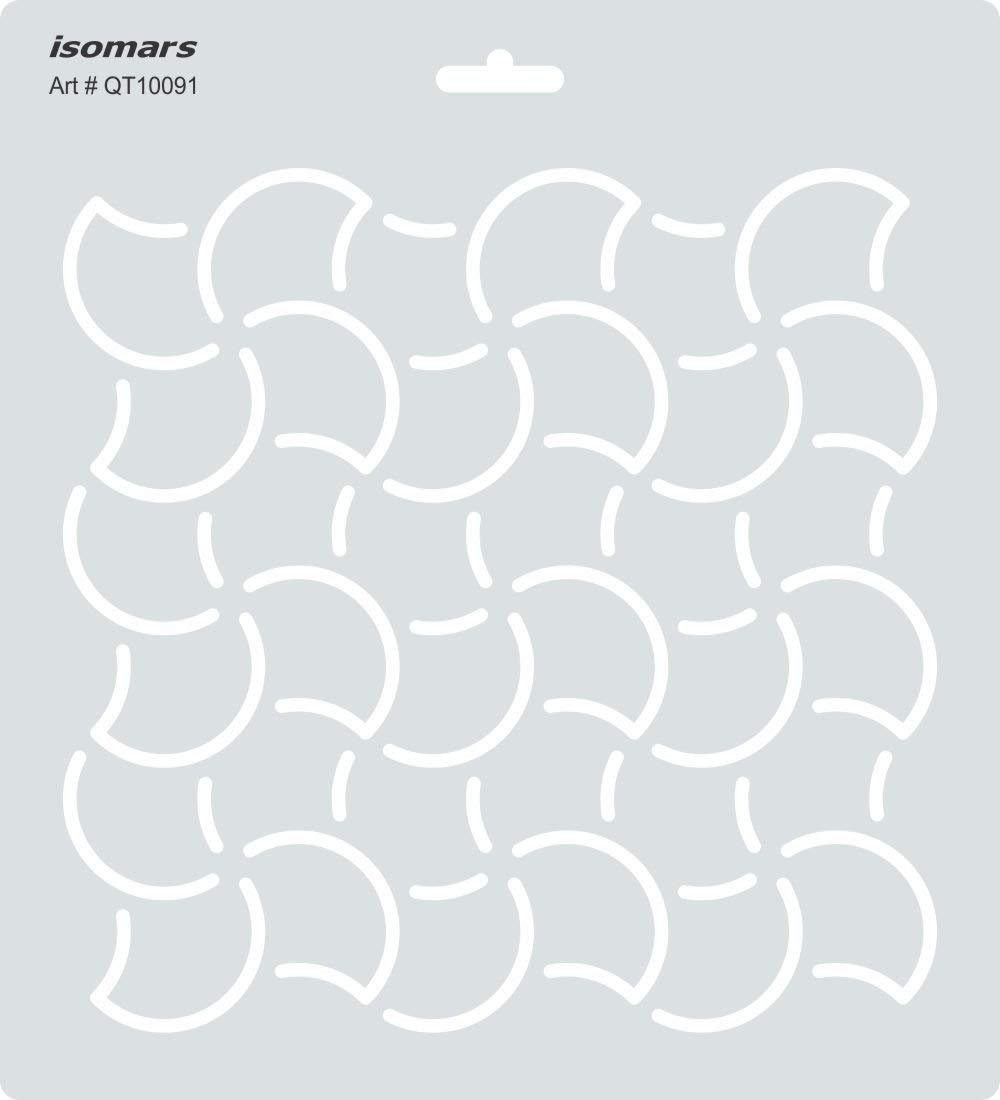Isomars Quilting Template for Patchwork & Sewing 10091 - Isomars