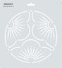 Isomars Quilting Template for Patchwork & Sewing 10111A - Isomars