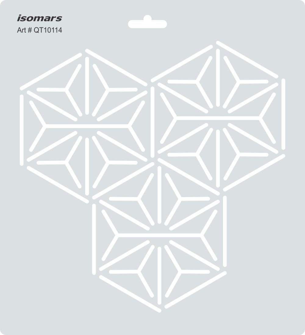 Isomars Quilting Template for Patchwork & Sewing 10114 - Isomars