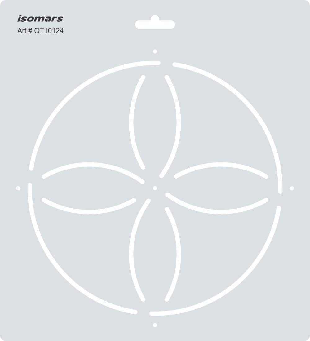 Isomars Quilting Template for Patchwork & Sewing 10124 - Isomars