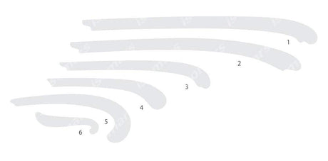 Isomars Ship Curves - Set of 6 - Isomars