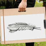 Isomars Sketch Board/Drawing Board with Clip - 18"x20" - Isomars