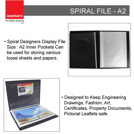 Isomars Spiral File - A2 - Isomars