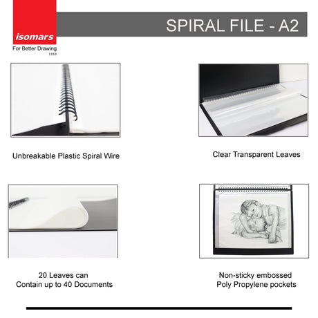 Isomars Spiral File - A2 - Isomars