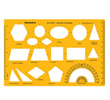 Isomars Technical Drawing Templates Set of 4 - Isomars