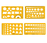Isomars Technical Drawing Templates Set of 4 - Isomars