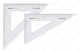 Isomars Technical Set Squares 12"x14" - Isomars