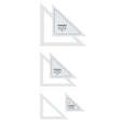 Isomars Triangle Quilting Patchwork Shape Scale Template - Isomars