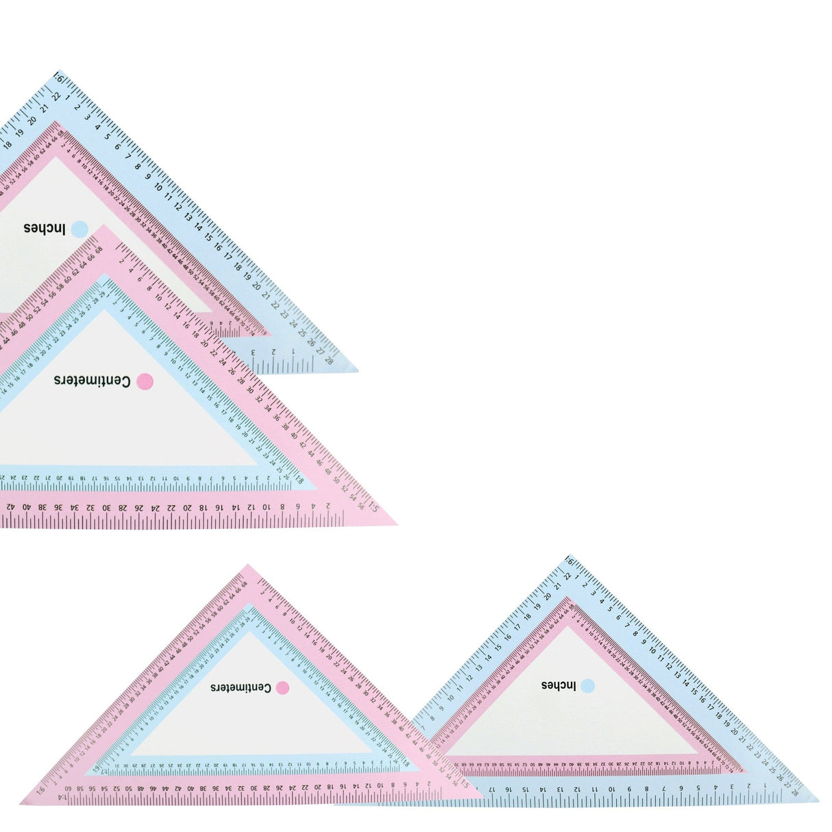 Isomars Triangular Card Scale - Set Of 4 - Isomars