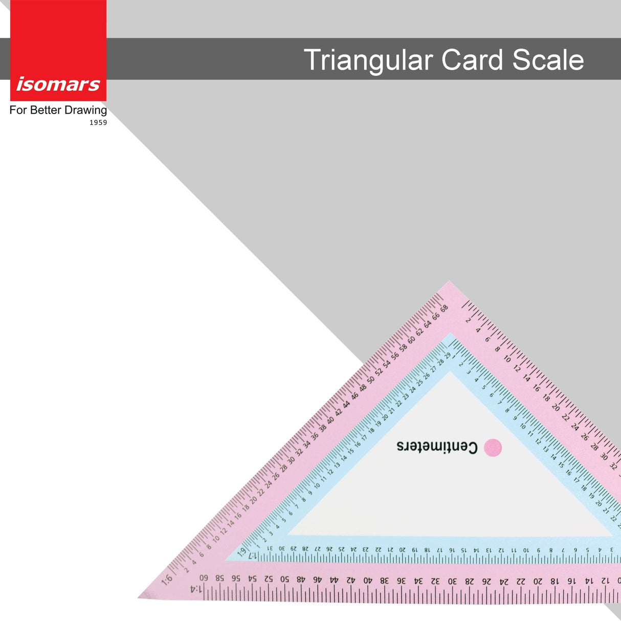 Isomars Triangular Card Scale - Set Of 4 - Isomars