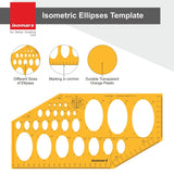 Isometric Ellipse Drawing Template - Isomars