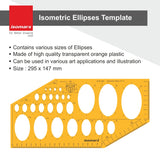 Isometric Ellipse Drawing Template - Isomars