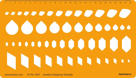 Jewelry Design Template- Assorted Shapes - Isomars