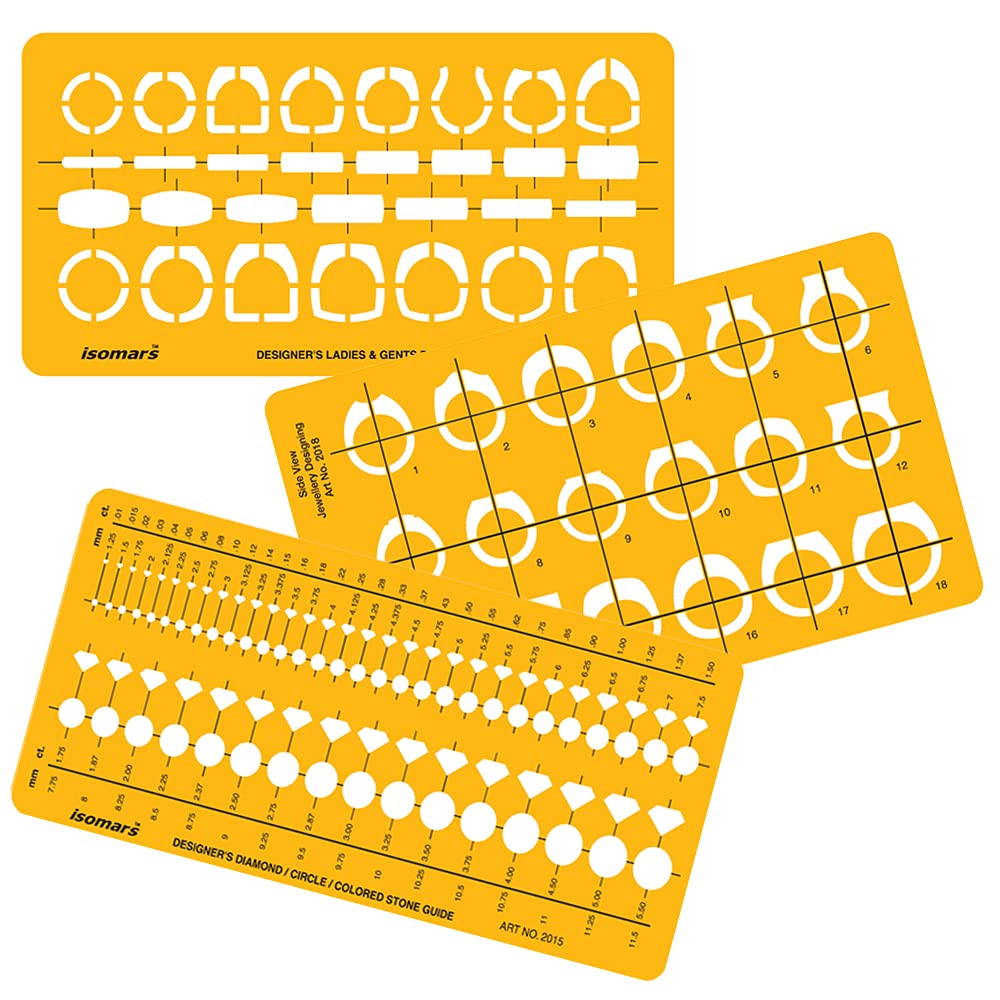 Jewelry Design Template (Set of 3) - Isomars