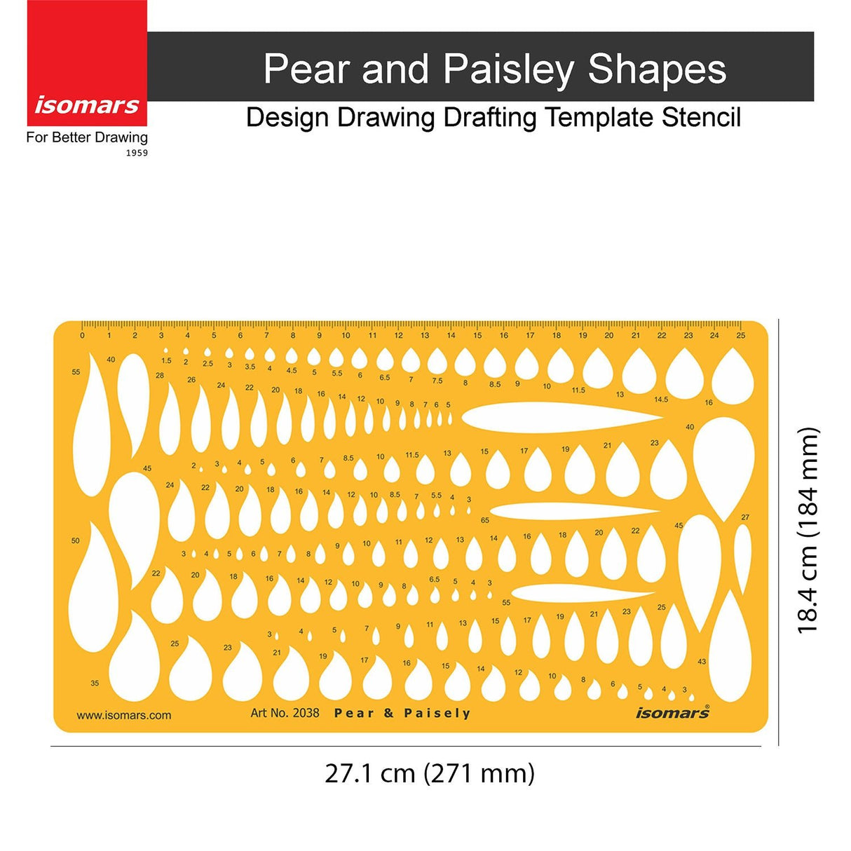 Jewelry Design Templates- Pear & Paisley Shapes (Set of 2) - Isomars