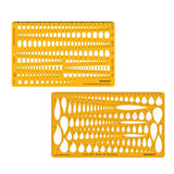 Jewelry Design Templates- Pear & Paisley Shapes (Set of 2) - Isomars