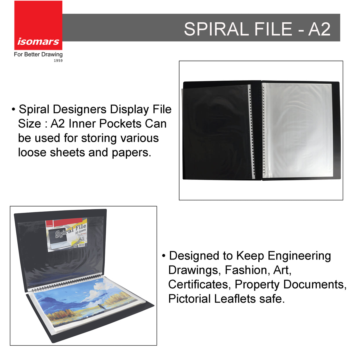 Spiral File - Size A2