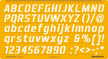 Lettering Stencil 101 - Isomars