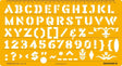 Lettering Stencil 112 - Isomars