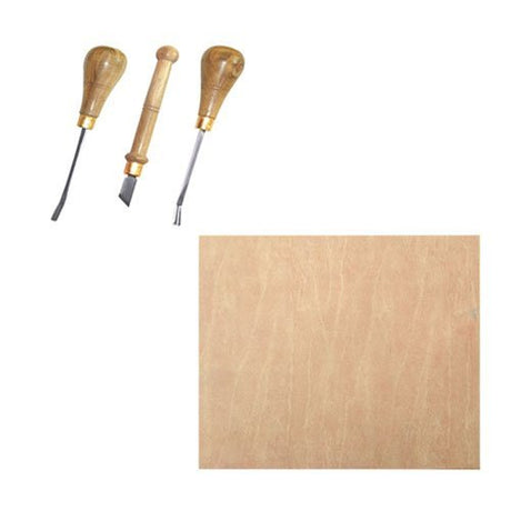Lino Cutting Tools & Sheet Combo - Isomars