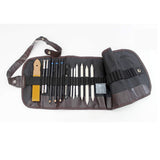 Pencil Wrap Case with Drawing & Sketching Tools - Isomars