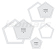 Pentagon Quilting Patchwork Scale (Set of 3) - Isomars