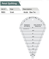 Isomars Petal Shapes Quilting Ruler - 5"