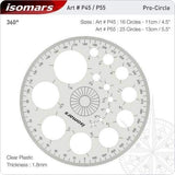 ProCircle, Protractor, Half D Combo Set - Isomars