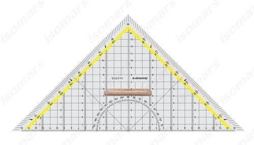 Professional Set Square 8" - Isomars