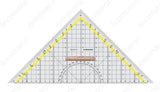 Professional Set Square 8" - Isomars