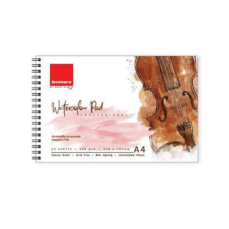 Professional Watercolour Pad A4 - Isomars