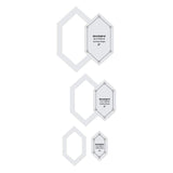 Hexagon Quilting Patchwork Scale (Set of 3)