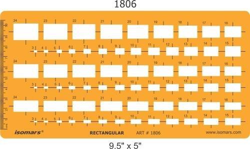 Rectangular Shape Designing Template - Isomars