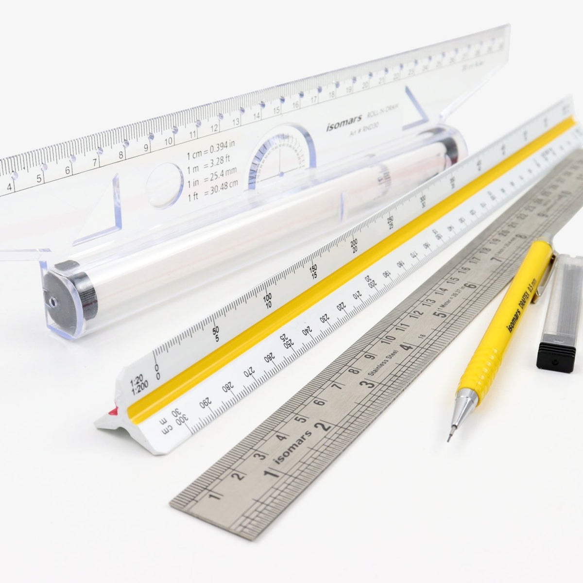 Interlocking Ruler Rolling Ruler Combo – Isomars