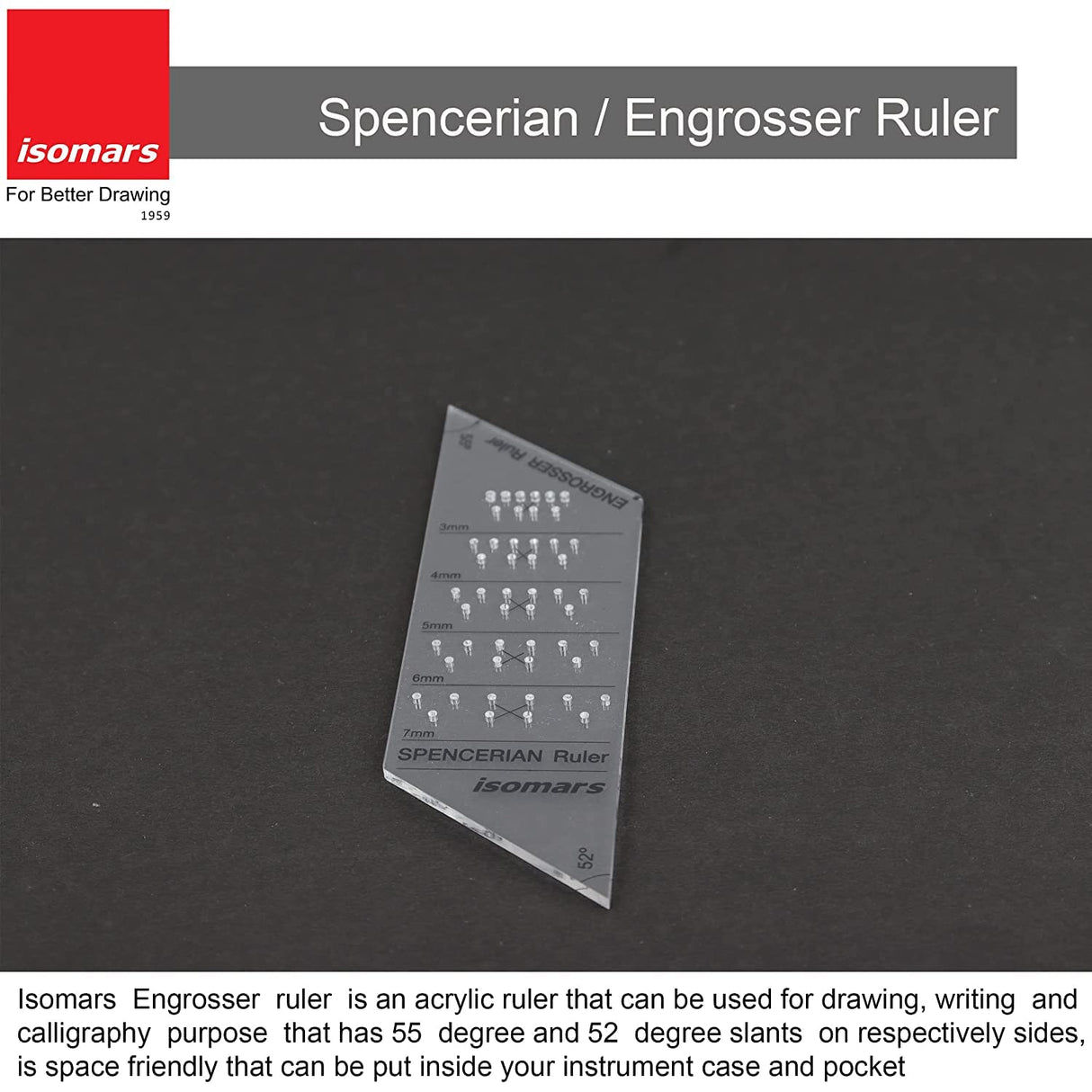 Rolling Ruler & Spencerian Ruler Combo - Isomars