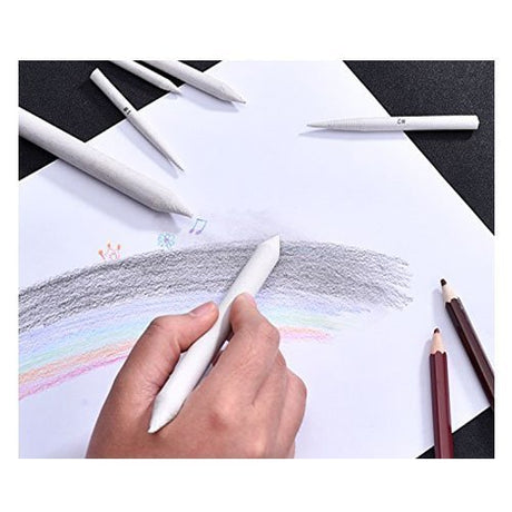 Sand Paper Erasing Shield & Paper Stumps (Set of 6) - Isomars