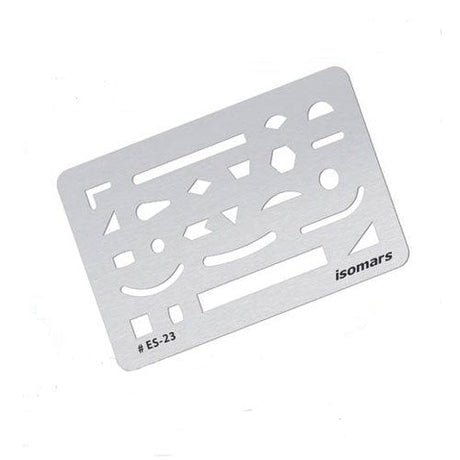 Sand Paper Erasing Shield & Paper Stumps (Set of 6) - Isomars