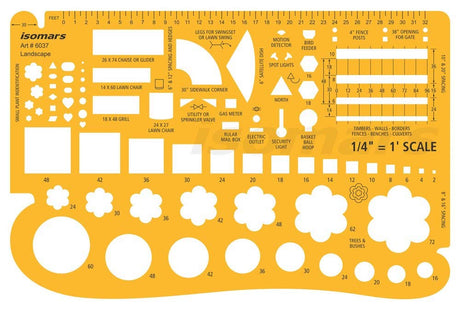 Scale Landscaping Template (1/4) - Isomars