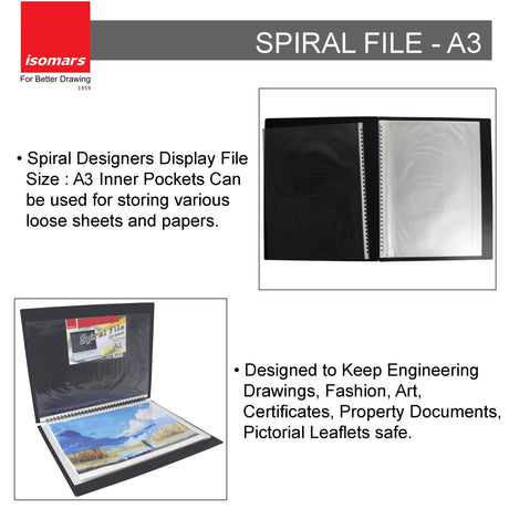 Spiral File - A3 - Isomars