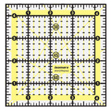Square Patchwork Quilt Ruler (4.5" x 4.5") - Isomars