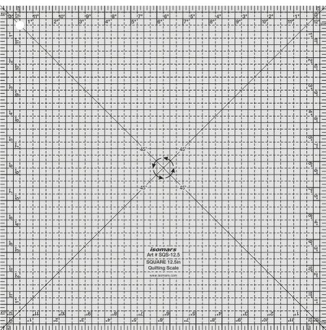 Square Quilting Scale (12.5'') - Isomars