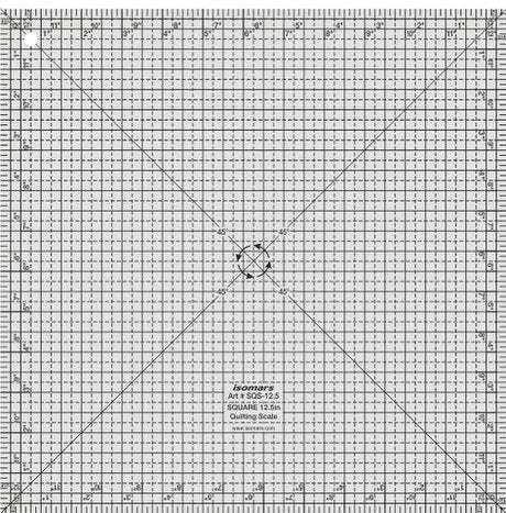 Square Quilting Scale (12.5'') - Isomars