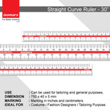 Tailoring Ruler Set Of 4 - Isomars