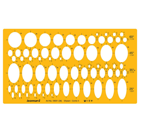 Technical Drawing Templates (Set of 4) - Isomars