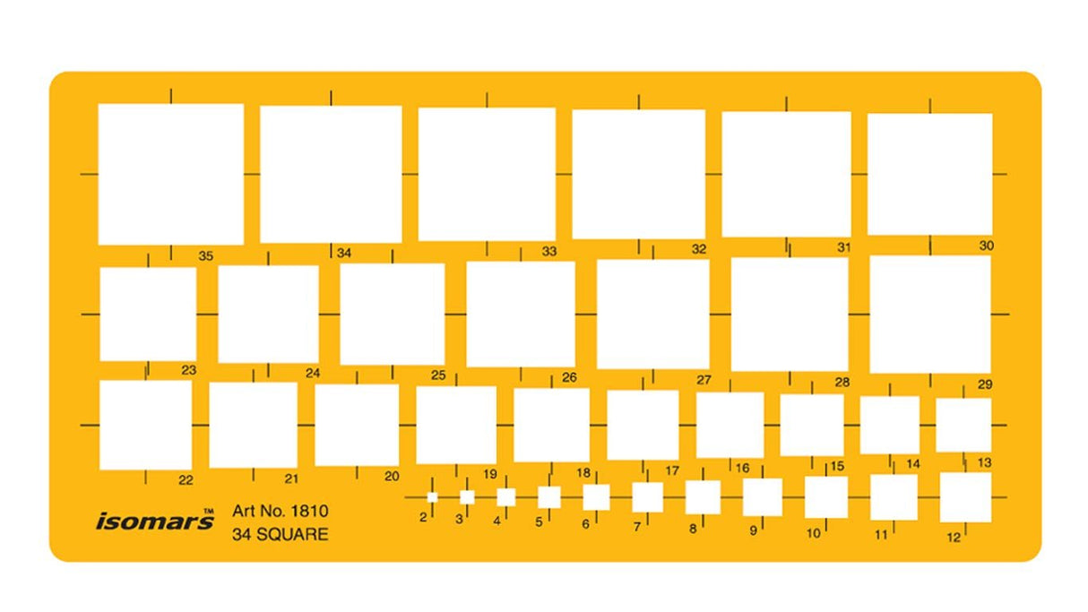Technical Drawing Templates (Set of 4) - with French Curves - Isomars